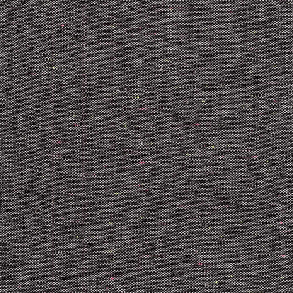 Neon Neppy Fabric - Carcoal