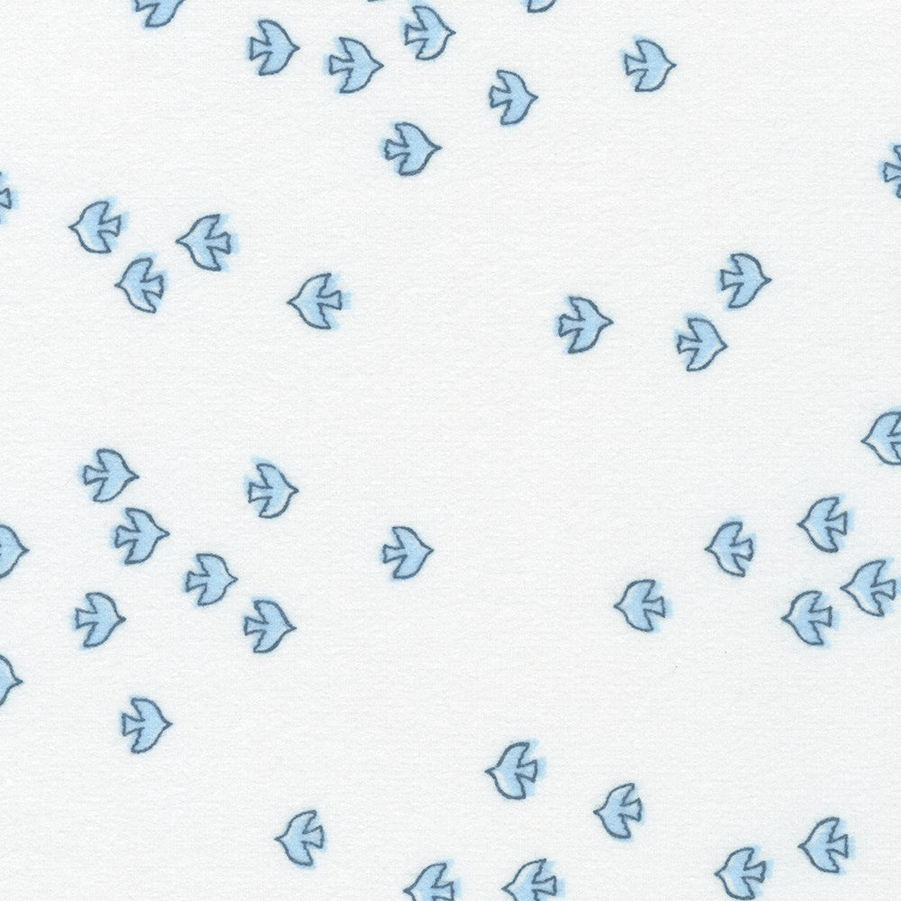 Cozy Cottons - Over The Moon Flannel - Blue Jay