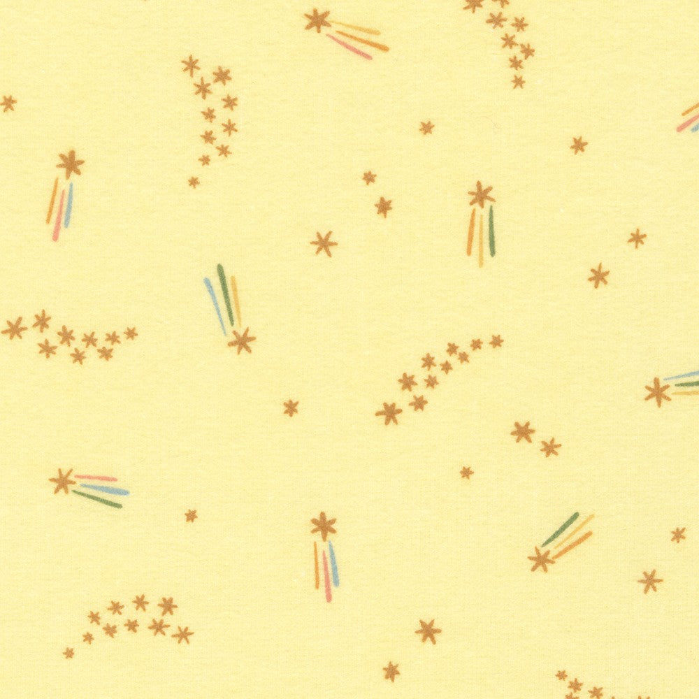 Cozy Cottons - Over The Moon Flannel - Butttercup