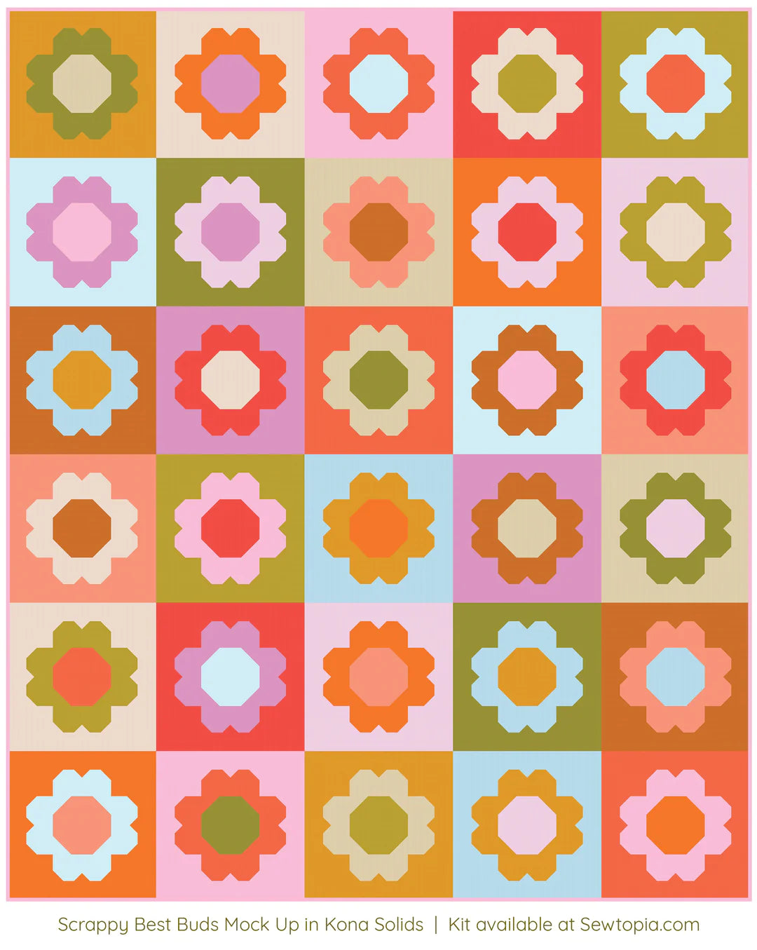 Best Buds Quilt Pattern - Pen and Paper Patterns