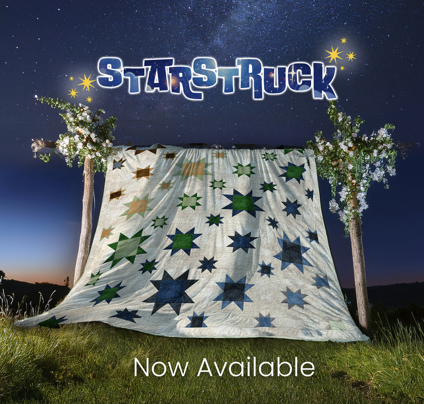 Starstruck Quilt Kit - Light Background