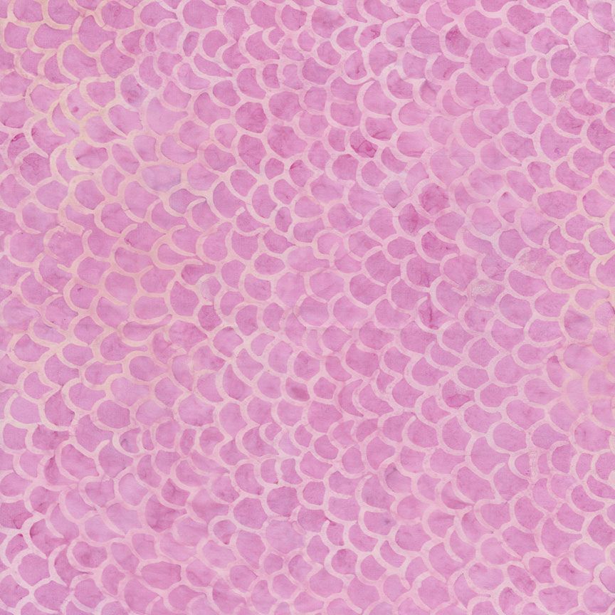 Tonga Pixie Batiks - Fish Scales - Pink