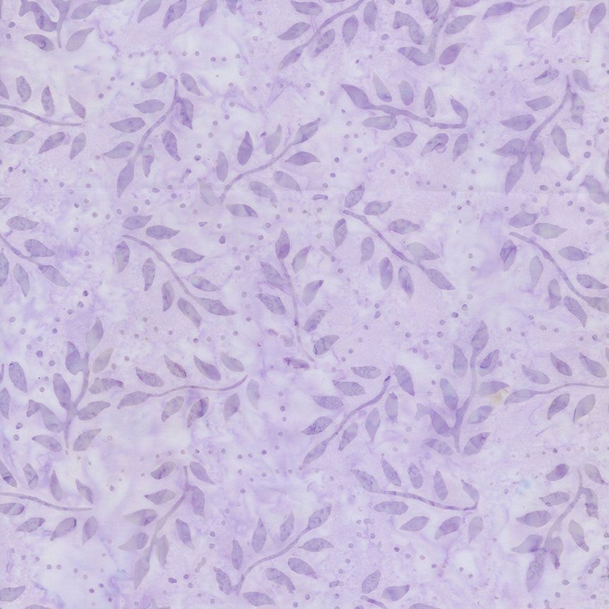 Tonga Pixie Batiks - Wispy Leaves on Branches - Wisteria