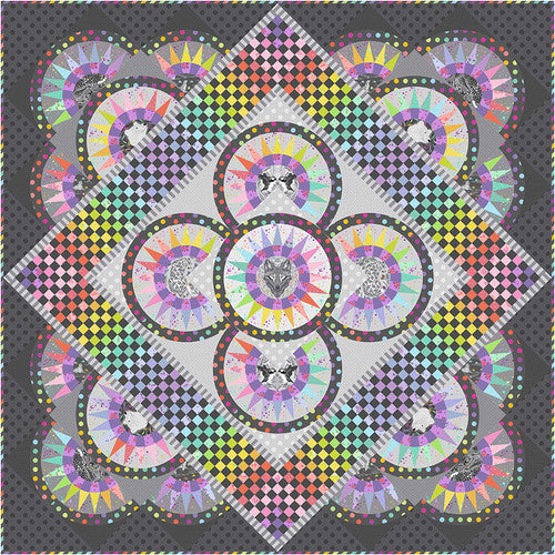 Vibrant Night Quilt Kit Pre-Order- Ships November 2025 - Tula Pink - Greywork