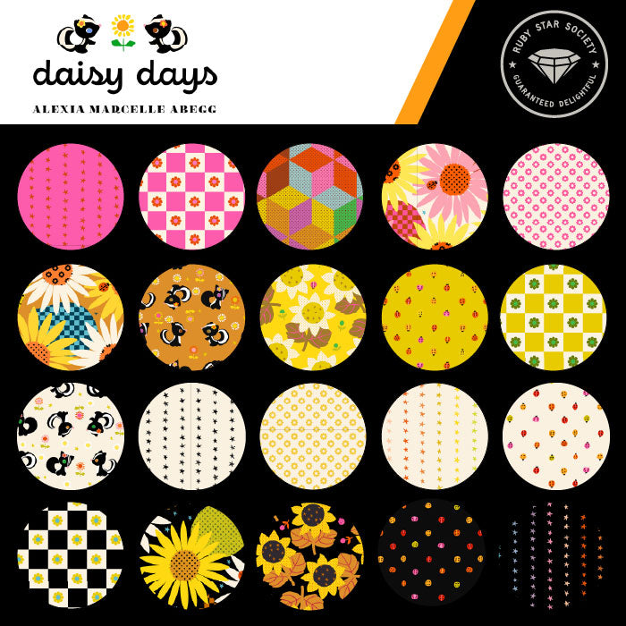 Daisy Days Fabrics || Alexia Abegg for Ruby Star || 26 Fabric Bundle