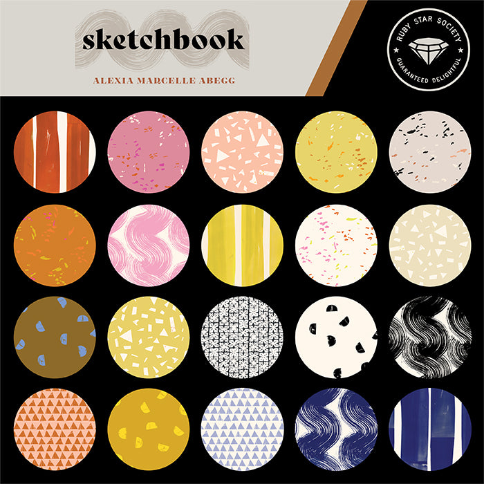 Sketchbook Jelly Roll - Alexia Marcelle Abegg - Ruby Star Society