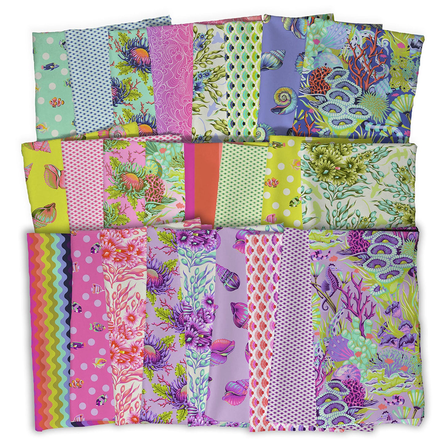 Tula Pink's Floral Reef 25 Fabric Bundle - Preorder, Ships April/May 2026