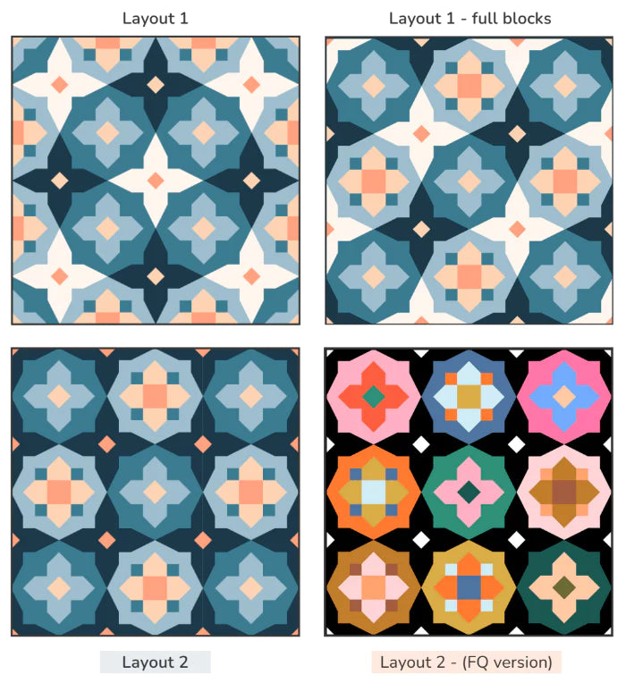 Garden Glow Quilt Pattern - Toad and Sew