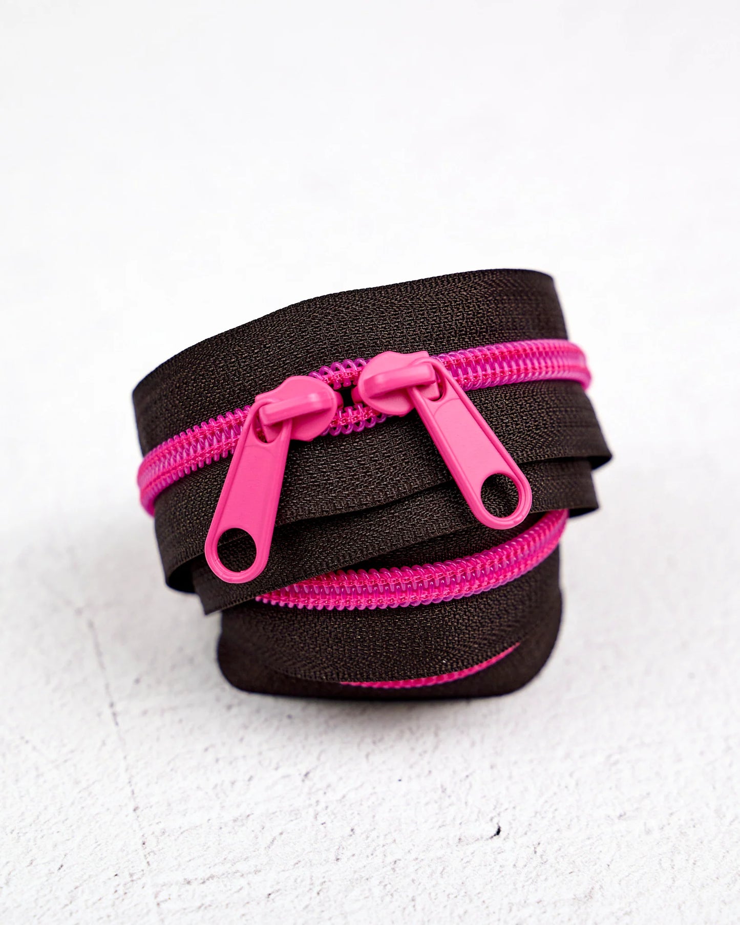 Handbag Zipper || Renaissance Ribbon || Neon Rose