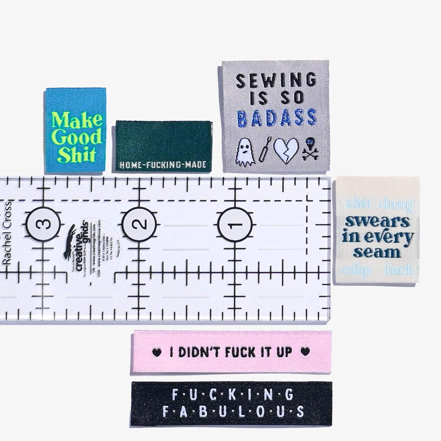 The Sweary Sewist 3.0 Labels - Kylie and the Machine
