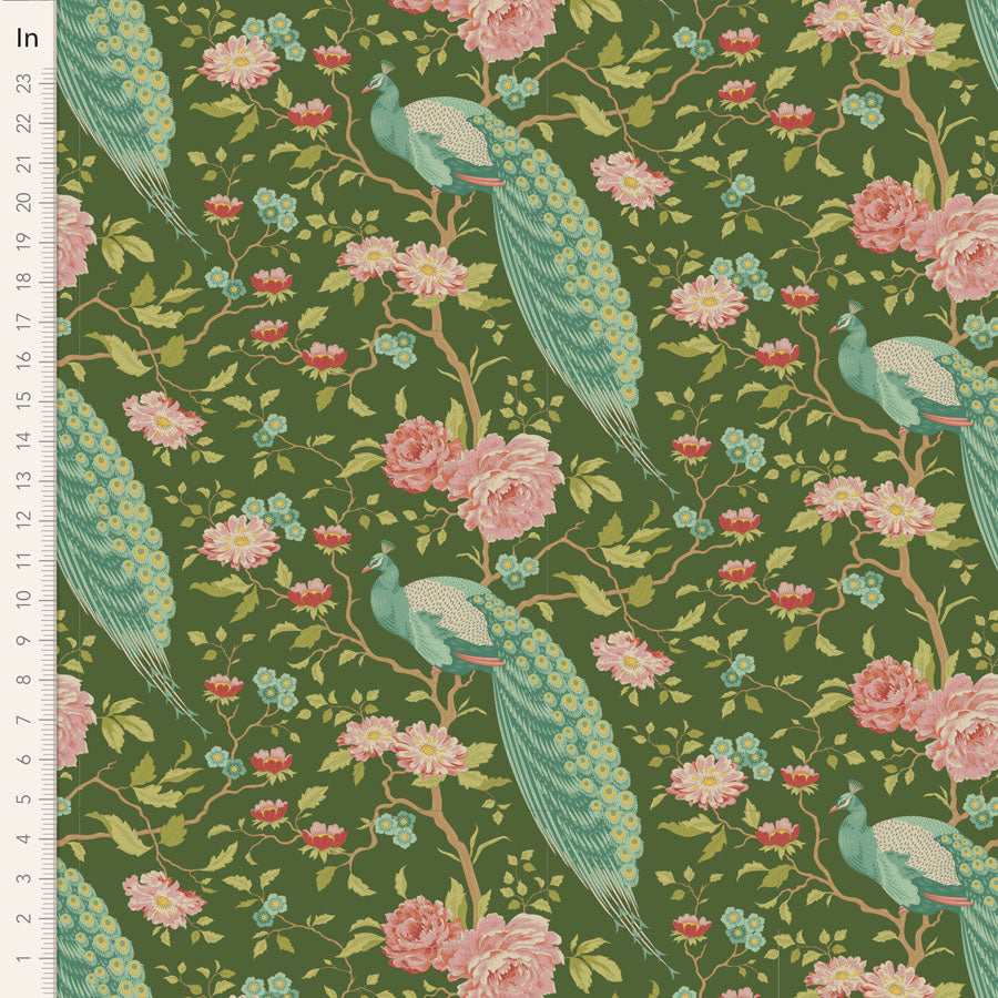 Chic Escape by Tilda - Peacock Tree Green