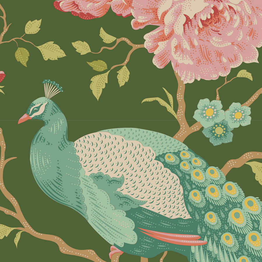 Chic Escape by Tilda - Peacock Tree Green