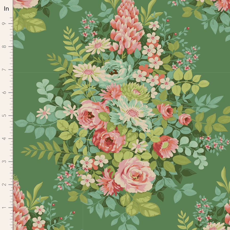 Chic Escape by Tilda - Whimsyflower Green