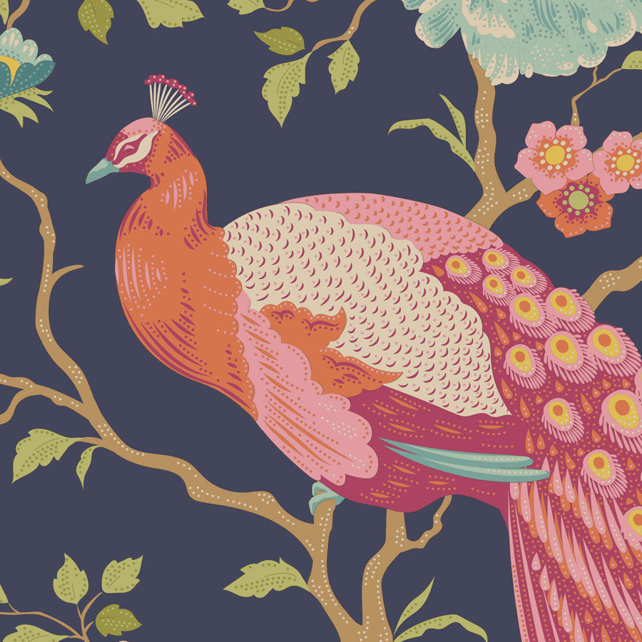 Chic Escape by Tilda - Peacock Tree Navy