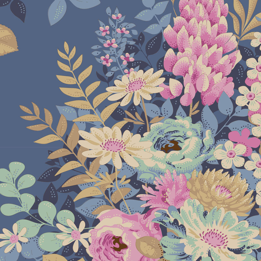 Chic Escape by Tilda - Whimsy Flower Blue