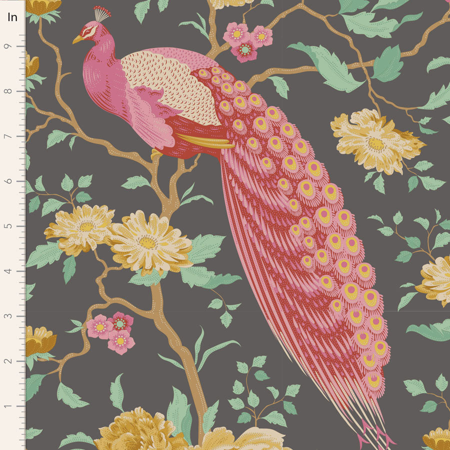 Chic Escape by Tilda - Peacock Tree Grey
