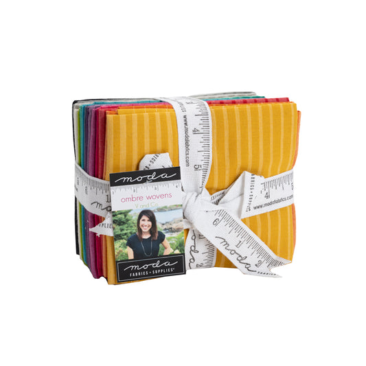 Ombre Wovens Fat Quarter Bundle - 16 fabrics - by V & Co for Moda
