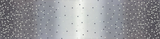Ombre Confetti Grey 108" by V & Co for Moda