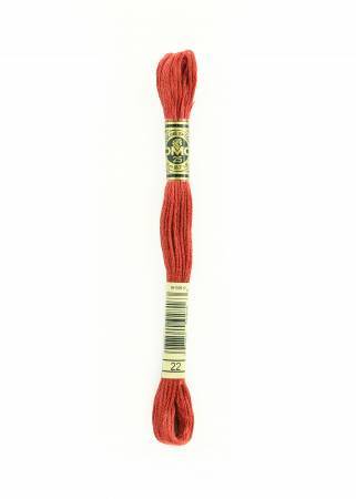 DMC Six Strand Embroidery Floss - Colour 22