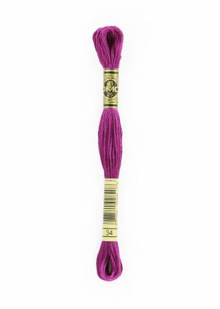 DMC Six Strand Embroidery Floss - Colour 34