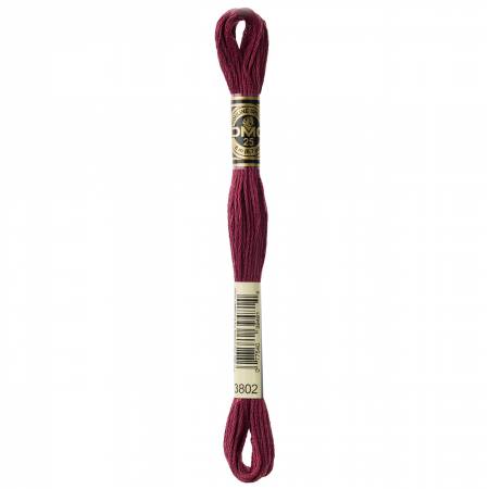 DMC Six Strand Embroidery Floss - Colour 3802