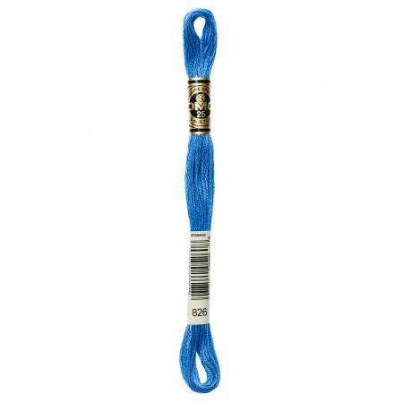 DMC Six Strand Embroidery Floss - Colour 826