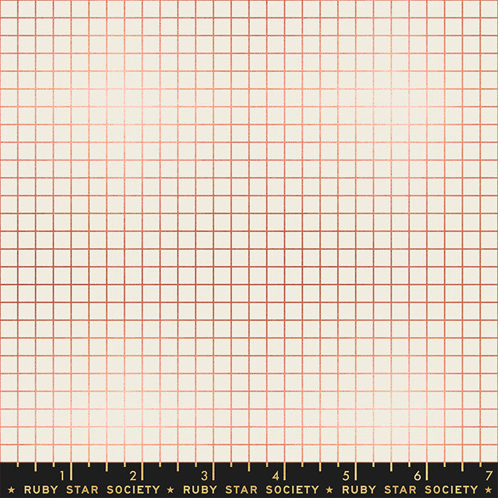 Grid Metallic Copper -- Kimberly Knight -- Ruby Star Society