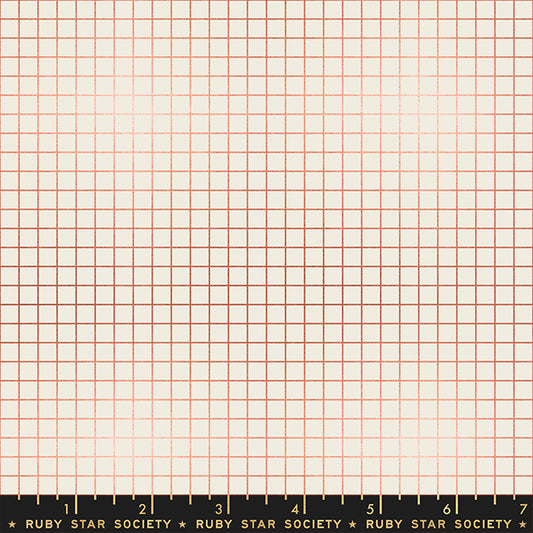 Grid Metallic Copper -- Kimberly Knight -- Ruby Star Society