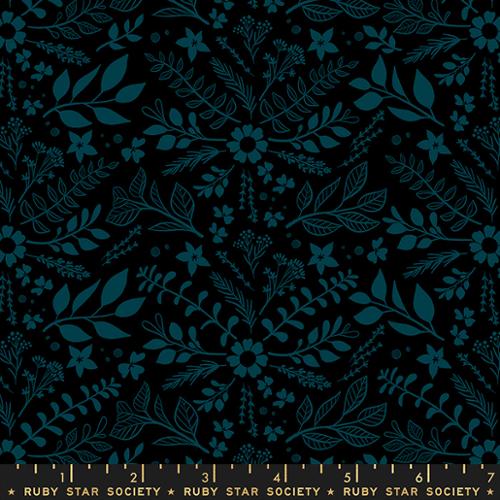 Sprigs Black Fabric - Curio - Melody Miller - Ruby Star Society