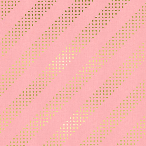 Cotton and Steel Basics - Dottie Cotton Candy Metallic