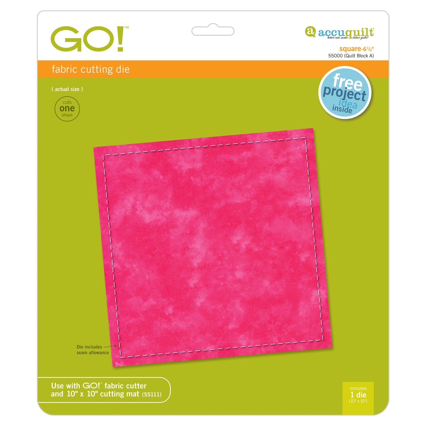 Go! 6 1/2" Square Die