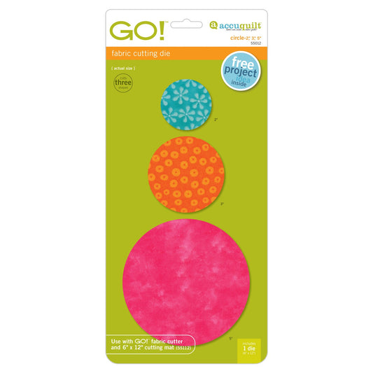 Go! Circle 2", 3", 5" Die