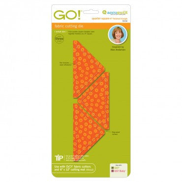 Go! 4" Quarter Square Triangle Die