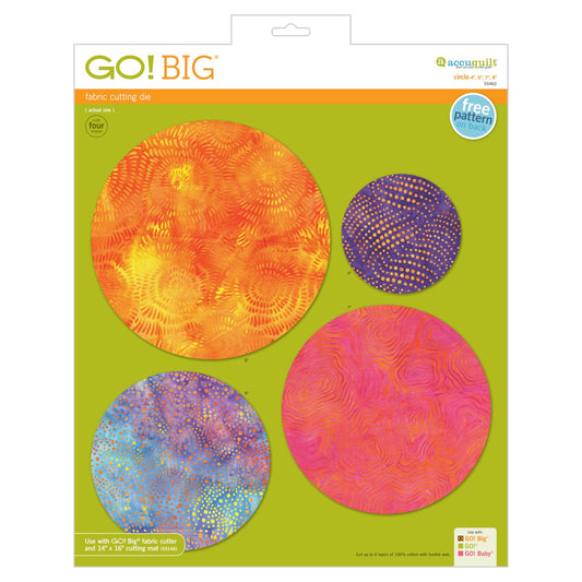 Go! Big Circle 4", 6", 7", 8" Die