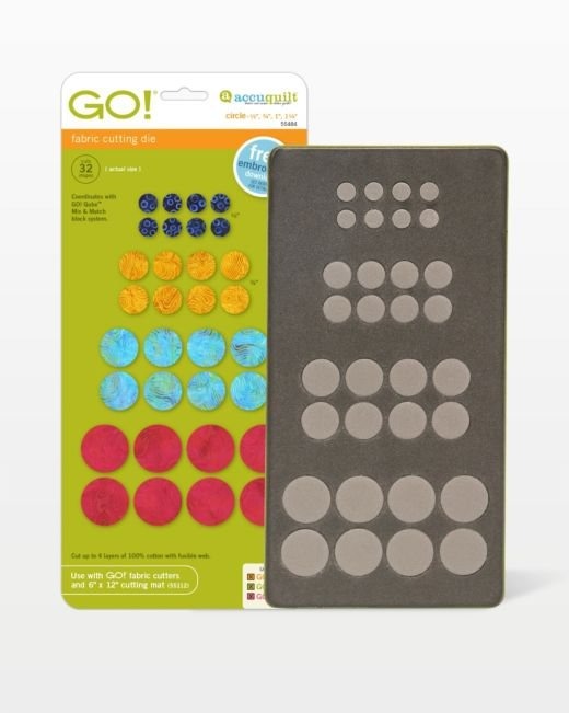 GO! Circle-1/2", 3/4", 1", 1 1/4" Die