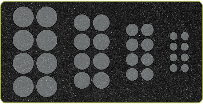 GO! Circle-1/2", 3/4", 1", 1 1/4" Die