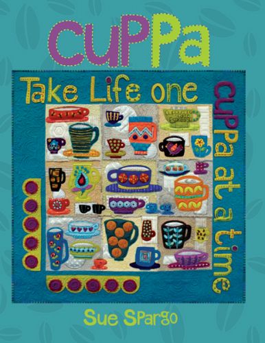 Cuppa  - Wool Felt Applique - Sue Spargo