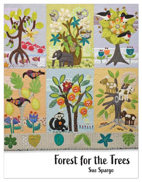 Forest For the Trees Book - Wool Felt Applique - Sue Spargo