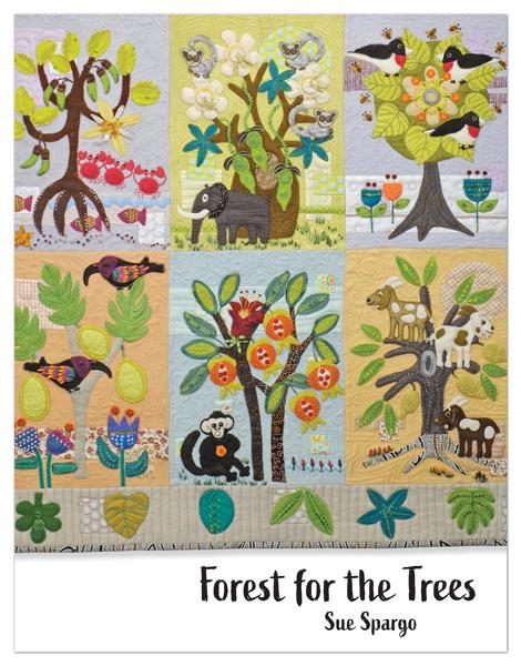 Forest For the Trees Book - Wool Felt Applique - Sue Spargo