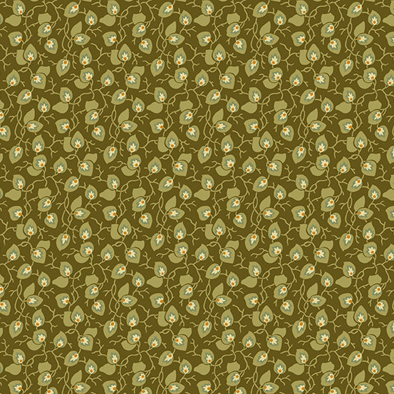 Practical Magic by Laundry Basket Quilts - Vine, Olive
