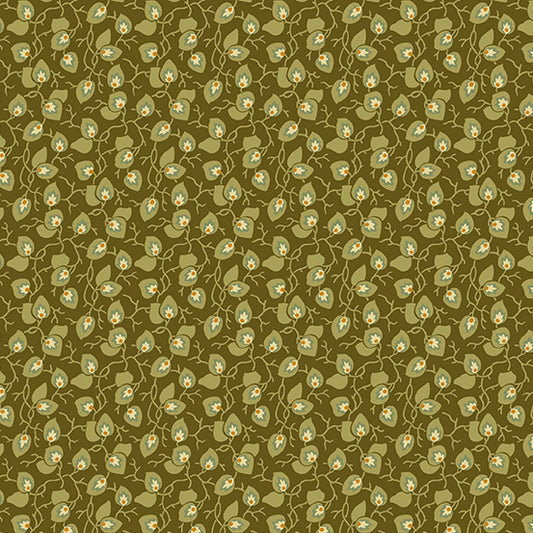 Practical Magic by Laundry Basket Quilts - Vine, Olive