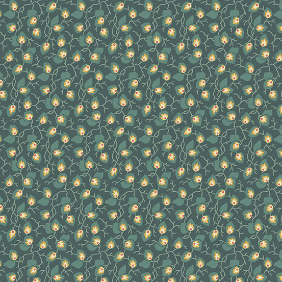 Practical Magic by Laundry Basket Quilts - Vine, Teal
