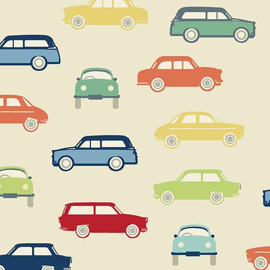 Sweet Ride by Laundry Basket Quilts - Linen Cars