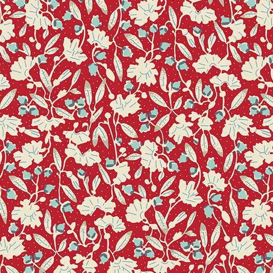 Sweet Ride by Laundry Basket Quilts - Crimson Jasmine