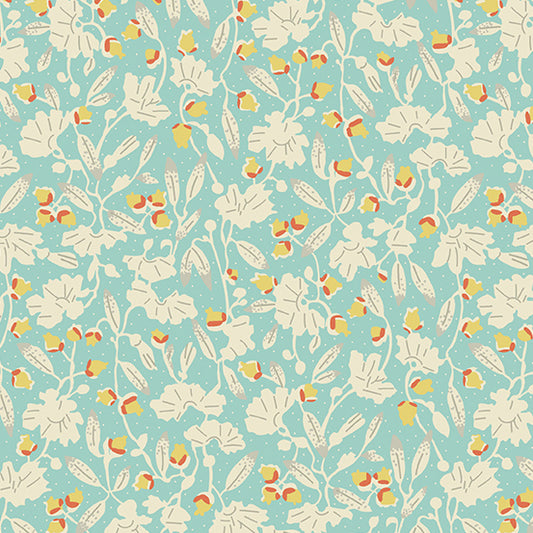 Sweet Ride by Laundry Basket Quilts - Aquamarine Jasmine