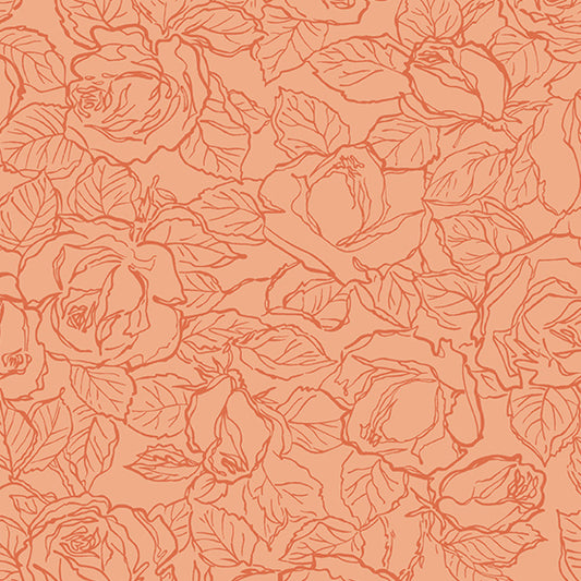 Sweet Ride by Laundry Basket Quilts - Persimmon Sketch