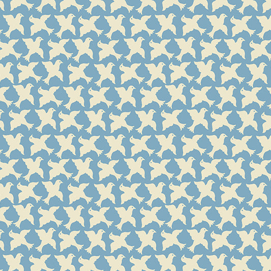 Sweet Ride by Laundry Basket Quilts - Wedgewood Dove