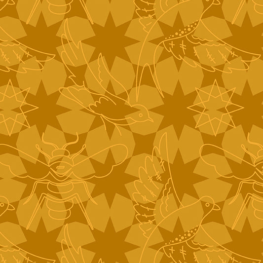 Sun Print Luminance - Flourish - Amber