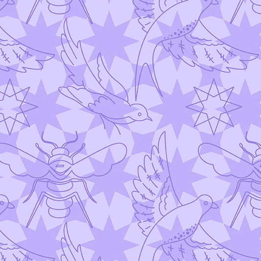 Sun Print Luminance - Flourish - Lavender
