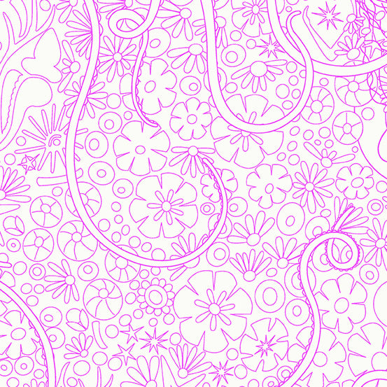 Sun Print Luminance - Depths - Fuchsia